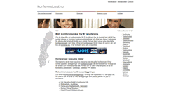 Desktop Screenshot of konferenslokal.nu