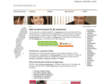 Tablet Screenshot of konferenslokal.nu